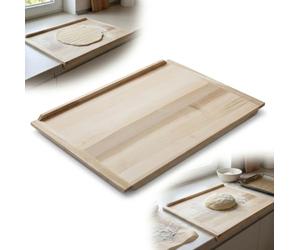 PEEWIT Menuiserie en bois double face petite 60x40 pour le pétrissage de la pâte à découper