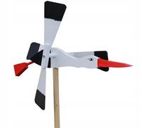 PEEWIT Moulin à vent peur jardin répulsif animal décoration jardin cigogne