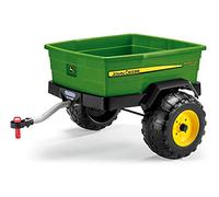 PEG Adventure Trailer, Remorque pour Véhicule Électrique Enfant John Deere Gator, Grande Capacité 30 kg, Attelage Inclus, Dès 2 Ans