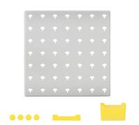 Peg Boards for Walls, 11 Inches Hole Storage Rack, Holee Board Stoorage Racck Kitchean Waall Organizer - Strong Load-Bearing Wall Organizaer Fotr Home, Kitchen Crafts Organization