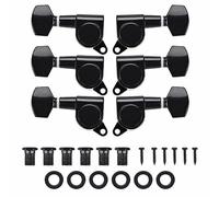 Peg D'accord pour Guitare,3R3L Noir Guitare électrique Tuning Chevilles Têtes pour Guitares Acoustiques et électriques,Accessoires De Jeu, les paul tuners locking