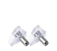 Peg de soutien en plastique clair, Chevilles d'étagère d'armoire blanches transparentes, 10/50/200/500 pièces, goujons de Support en métal for étagères(200pcs)