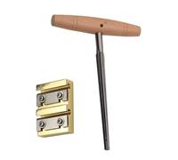 Peg Hole Reamer - Outil de rasage effilé 1:26 pour instruments 3/4 4/4 - Kit de réparation de précision - PEG - Outil d'ajustement pour alto, basse, cordes d'orchestre, setup, musiciens