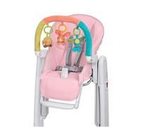 PEG Kit Tatamia - Housse d'Assise + Barre de Jeux - Compatible avec les Chaises Hautes Tatamia de Peg - Rose