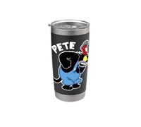Peg Leg Pete Putrid, dessin animé vintage Gobelet isotherme en acier inoxydable double paroi