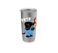 Peg Leg Pete Putrid, dessin animé vintage Gobelet isotherme en acier inoxydable double paroi