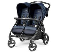Peg Perego Book For Two, Poussette jumeau compacte, Indigo, 14,12 kg