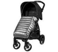 Peg Perego - Chancelière Copertina Pliko Mini et Booklet - Rembourrée d'hiver - Argenté