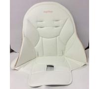 Peg Perego - Coussin de rechange pour chaise haute Zero 3 et Follow Me Mon Amour, Tissu, Blanc, Bébé - 6-12 mois
