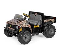 Peg Perego Gator Camo Le Tracteur électrique Utility Vehicle à 2 Places dans la Version Camouflage à partir de 3 Ans. Il Roule à Fond !