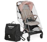 Peg Perego Poussette Légère Volo avec Habillage Pluie, Format Cabine Avion, Ultra Compacte, Dès la Naissance jusqu’à 22 kg, Sac de Transport Inclus, Mon Amour