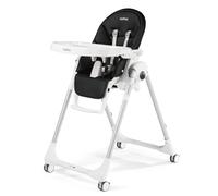 Peg Perego Prima Pappa Follow Me, chaise haute, Noir (Licorice)
