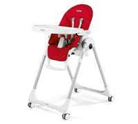 Peg Perego Prima Pappa Follow Me, chaise haute, Rouge (Fraise)