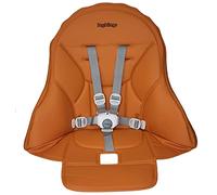 Peg Perego Siesta/Prima Pappa Zero 3 Garniture de rechange pour chaise haute avec ceinture de sécurité, Arancia (Orange)