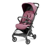 PEG PEREGO VOLO MALVA W/RAIN COVER Peg Perego Poussette légère vol avec housse de pluie, pour avion, dimensions bagages à main, convient de la naissance jusqu'à 22 kg, avec sac de voyage