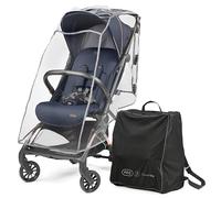 PEG Poussette Légère Volo avec Habillage Pluie, Format Cabine Avion, Ultra Compacte, Dès la Naissance jusqu’à 22 kg, Sac de Transport Inclus, Blue Shine