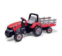 Peg Perego Tracteur à pédales Maxi Diesel réglable avec remorque