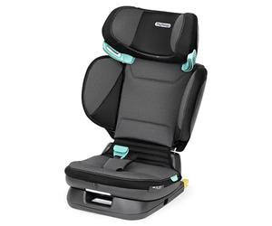 PEG Viaggio Flex Siège Auto i-Size avec ISOFIX, 100-150 cm, 3-12 ans, 15-36 kg, Pliable, Inclinable, Technologie Avancée, Crystal Black