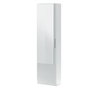 PEGANE Armoire à Chaussures en Panneaux de Particules mélaminé avec Miroir - Longueur 50 x Profondeur 22 x Hauteur 180 cm