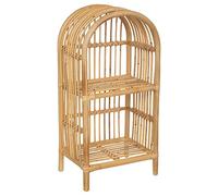 PEGANE Bibliothèque Enfant en rotin Coloris Beige - Longueur 38 x Profondeur 28 x Hauteur 76 cm