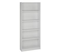 PEGANE Bibliothèque/Etagère Coloris Blanc - Hauteur 180 x Longueur 75 x Profondeur 25 cm