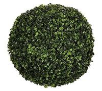 PEGANE Boule de buis Artificielle Coloris Vert en Polyéthylène - diamètre 38/36 cm