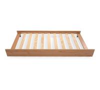 PEGANE Cadre Coulissant Bas pour lit gigogne ou lit superposé Coloris Chêne Miel- Longueur 189 x Largeur 96 x Hauteur 22 cm