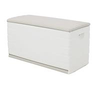 PEGANE Coffre de Rangement 350L intérieur/extérieur Coloris Beige - Longueur 120 x Profondeur 53 x Hauteur 61 cm