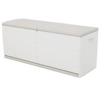 PEGANE Coffre de Rangement 450L intérieur/extérieur Coloris Beige - Longueur 153 x Profondeur 53 x Hauteur 61 cm