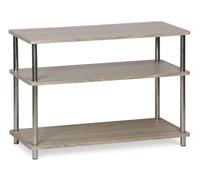 PEGANE Console Étagère de Rangement Moderne de 3 Niveaux - Longueur 80 x Profondeur 38,5 x Hauteur 56cm