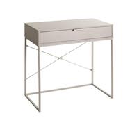 PEGANE Console Table d'entrée avec tiroir Coloris Gris Cachemire - Longueur 80 x Profondeur 46 x Hauteur 79 cm