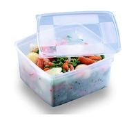 PEGANE Lot de 10 Boîtes Souples GN 1/8 en polypropylène - 0,5L