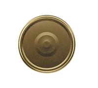 PEGANE Lot de 10 Capsules couvercles Bouchons 100 mm dorées Stérilisables avec Flip pour Pots et bocaux en Verre - IRIOS -