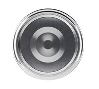 PEGANE Lot de 11 Capsules couvercles Bouchons 70 mm argentés Stérilisables avec Flip pour Pots et bocaux en Verre - IRIOS -