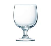 PEGANE Lot de 12 Verres à vin en Verre trempé - 19 cl