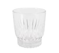 PEGANE Lot de 12 verres à Whisky, jus, eau, cocktails courts, verre bas à boire 29cl - Dimension :8.3x8.9cm
