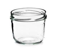 PEGANE Lot de 18 bocaux Terrines en Verre Transparent, capacité 230 ML, 67 x 82mm - IRIOS -