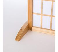 PEGANE Lot de 2 Pieds pour paravent en Bois Naturel - 2.8 x 33 x 0.8 cm