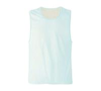 PEGANE Lot de 20 Chasuble ajourée Simple de Taille Small, Gilet d'entrainement Couleur Blanc