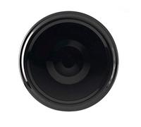 PEGANE Lot de 36 Capsules couvercles Bouchons 70 mm Noires Stérilisables avec Flip pour Pots et bocaux en Verre - IRIOS -