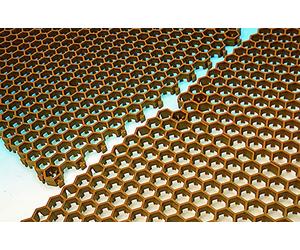 PEGANE Lot de 4 Dalles caillebotis Caramel - 50 x 50 cm