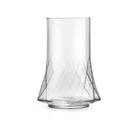 PEGANE Lot de 6 verre long à cocktail ROKY, verre à boisson eau et jus 41cl - 6.3x6.3x14