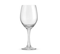 PEGANE Lot de 6 verres à vin sur pied, verre à Eau bière jus de fruits et cocktails légers 34cl - Dimension : 7.90x19.80cm
