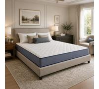 PEGANE Matelas Luma réversible King Size 180x200x 20 cm en Mousse à mémoire de Forme, Haute densité, Confort Ergonomique, Soutien du Dos Respirant Durable