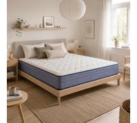 PEGANE Matelas Moro réversible 140x190 cm épaisseur 20 cm à mémoire de Forme Haute densité, Soutien Ergonomique du Dos, indéformable Respirant Anti Pression, indépendant de Couchage