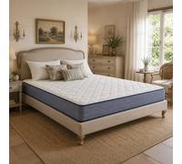 PEGANE Matelas Nora réversible King Size 180x200x20 cm en Mousse à mémoire de Forme Multicouche, Confort supérieur, Soutien Ergonomique, Respirant