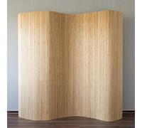 PEGANE Paravent Bambou Souple Coloris Brun 200 x 250 cm