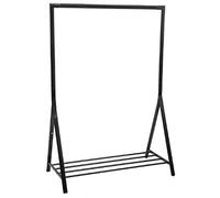 Portant à vêtements avec support à chaussures - L.117 x P.59 x H.165 cm --