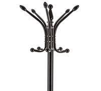 PEGANE Porte-Manteaux, Parapluie avec 14 Crochets Coloris Noir - Diamètre 37 x Hauteur 182 cm