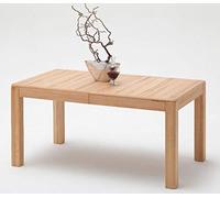 Table à manger extensible en hêtre huilé - 160 (260) x 77 x 90 cm --